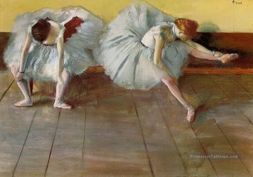 deux danseurs de ballet Edgar Degas Peinture à l'huile